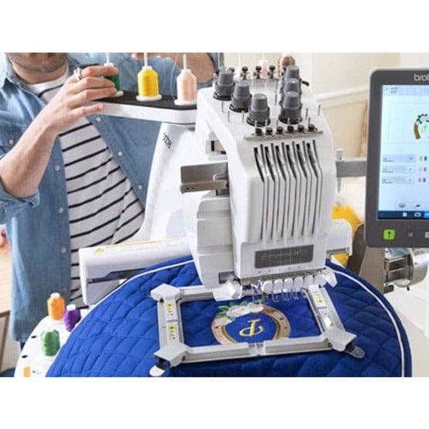 Brother Multi-Needle Machines NEW Brother Entrepreneur PR680W 6 Needle Embroidery Machine WLAN Capabilities