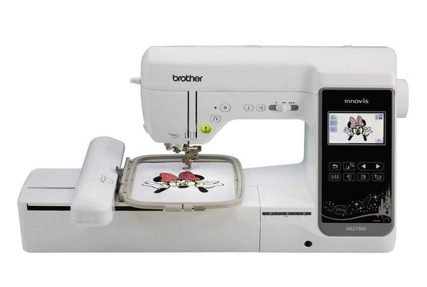 Combination sewing and embroidery machines