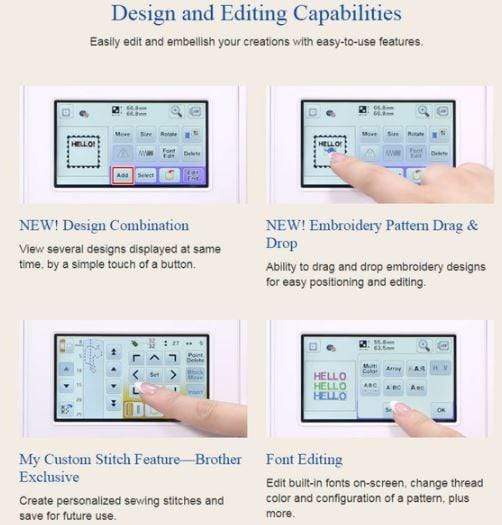 Brother Sewing and Embroidery Machines Innov-ís NS1750D – Combination Sewing & Embroidery with Disney