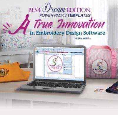Brother Software Brother BES4 Dream Edition Upgrade Power Pack 3 Software SABES4UG3 -Templates Upgrade for Customized Repeats of Basic Layouts