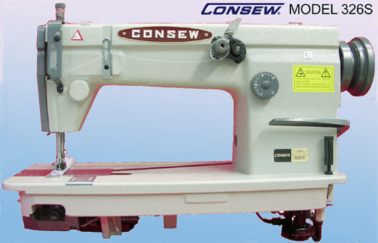 Consew Industrial Machines Consew 326DT-1 Tandum Needle, 2 Needle Chainstitch Machine