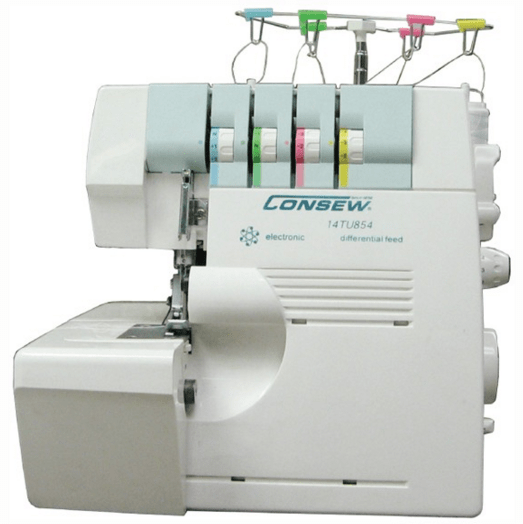 Consew Industrial Machines Consew Model 14TU854 Overlock Stitch Machine, 4 Thread, 2 Needle