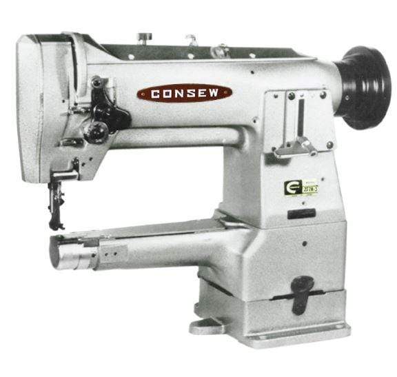 Consew Industrial Machines Consew Model 277RB-1-Heavy Duty, Narrow Cylinder Arm, Single Needle, Drop Feed, Needle Feed, Compound Feed, Alternating Presser Feet, Lockstitch Machine