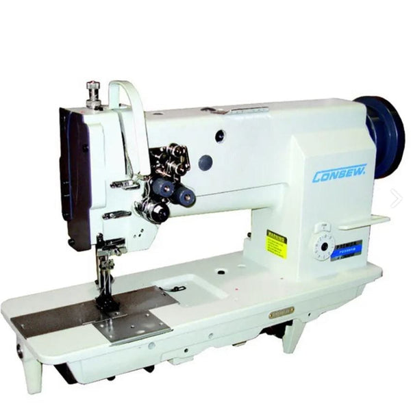 Consew Industrial Machines Consew Premier 2339RB Double Needle With Assembled Table and Servo Motor