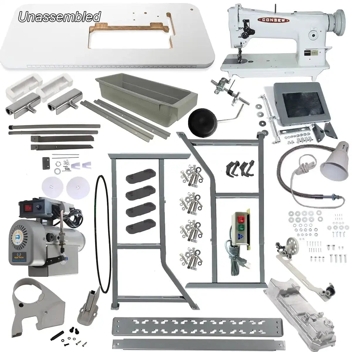 Consew 206RB-5 | Walking Foot Lockstitch | Industrial Sewing Machine