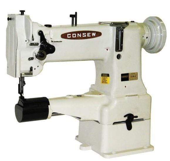 Consew Lockstitch/Cylinder Machines Consew Model 223R-2-High Speed, Cylinder Arm, Single Needle, Drop Feed Needle Feed, Lockstitch Machine