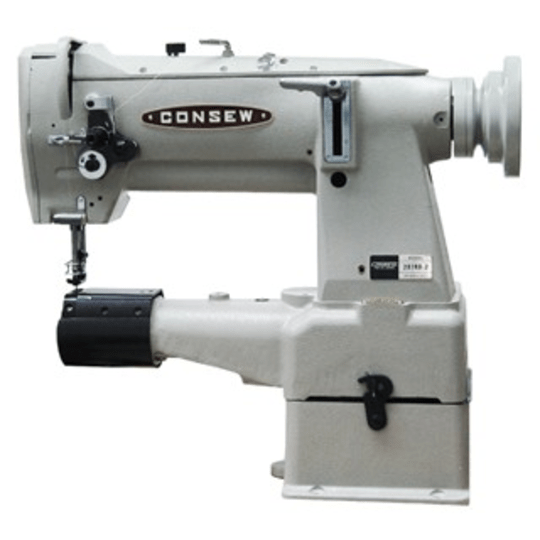 Consew Lockstitch/Cylinder Machines Consew Model 287RB-2-Heavy Duty Cylinder Arm, Single Needle, Drop Feed, Needle Feed, Walking Foot, Alternating Pressure Feet, Lockstitch Machine