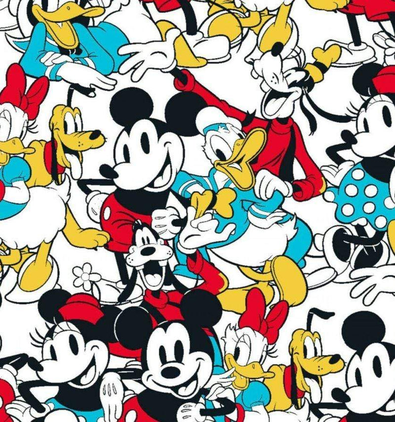 Fabric Finder Fabrics Disney Mickey & Friends Sensational 6 Snapshot for Springs Creative -by the Yard