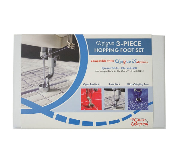 Grace Sewing Machine Feet Grace Q'Nique 15 3-Piece Hopping Foot Set
