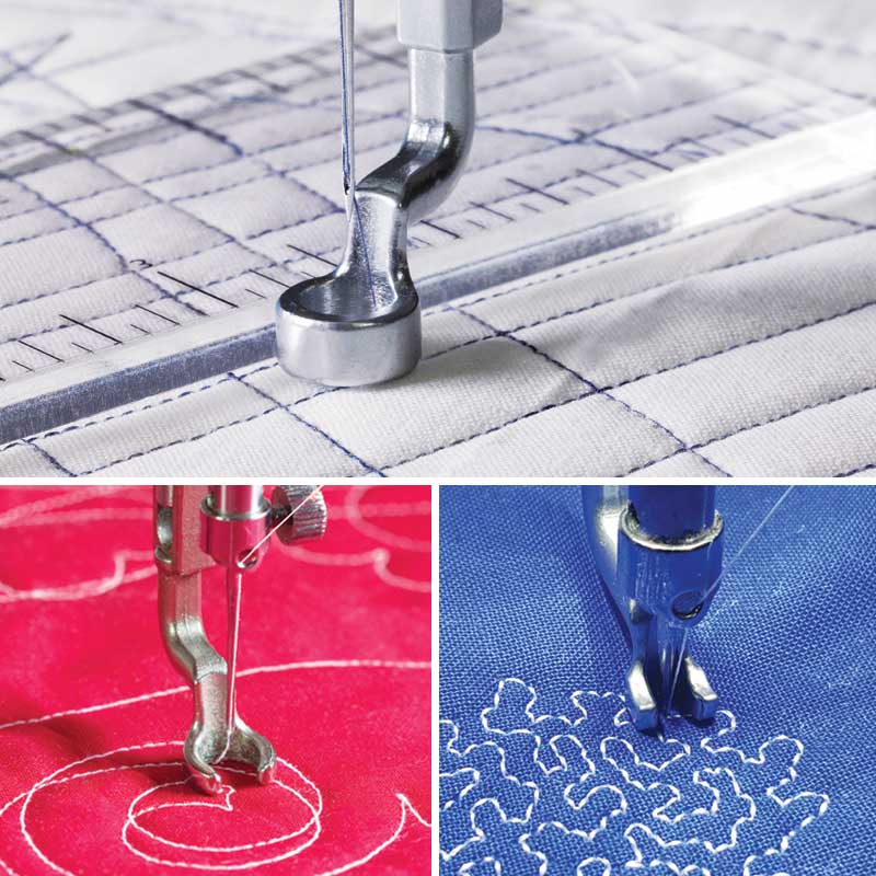 Grace Sewing Machine Feet Grace Q'Nique 15 3-Piece Hopping Foot Set