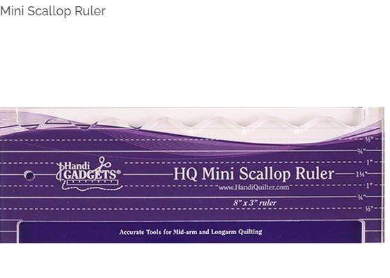 Handi Quilter Handi Quilter HQ Mini Scallop 8 inch x 3 inch