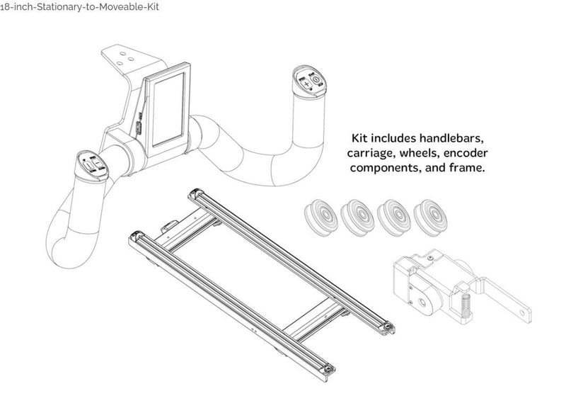 Handi Quilter Handi Quiter-Stationary to Moveable Conversion Kit for HQ Capri + 10-foot HQ Studio2 Frame