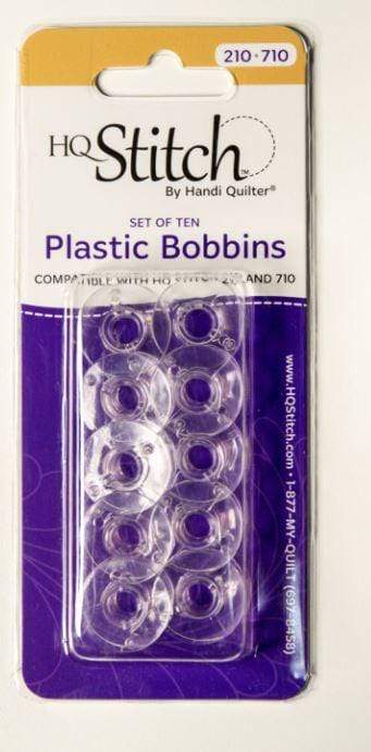 Handi Quilter Plastic Bobbins Handi Quilter Set of Ten (10) Plastic Bobbins (HQ Stitch 210 and 710)