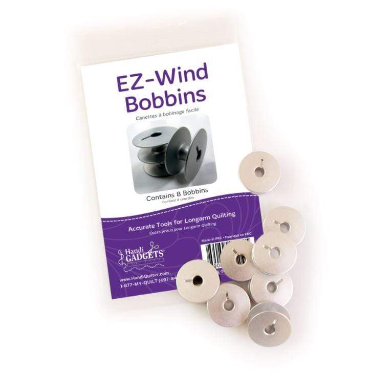 Handi Quilter Quilting Accessories Handi Quilter EZ-Wind Slotted M-Class Bobbins for Longarm Machines (Package of 8)