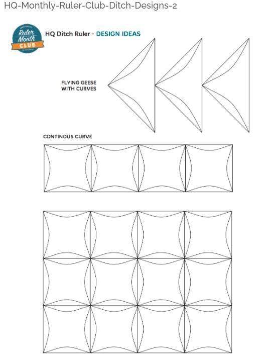 Handi Quilter Quilting Accessories Handi Quilter HQ Ditch Ruler