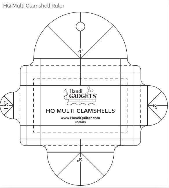 Handi Quilter Quilting Accessories Handi Quilter HQ Multi Clamshells