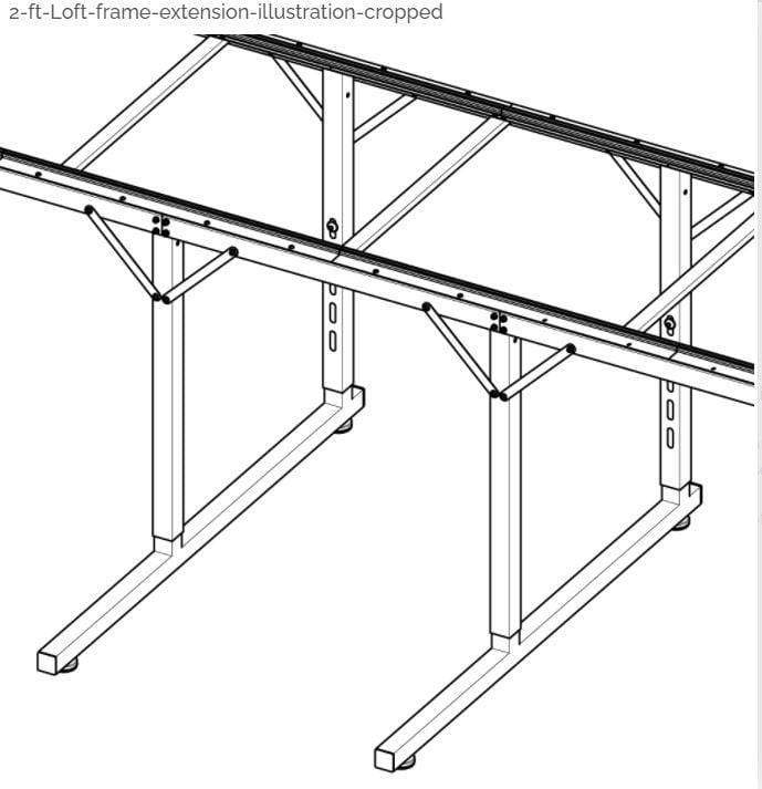 Handi Quilter Quilting Frames Handi Quilter HQ Loft Frame 2-Foot Extension