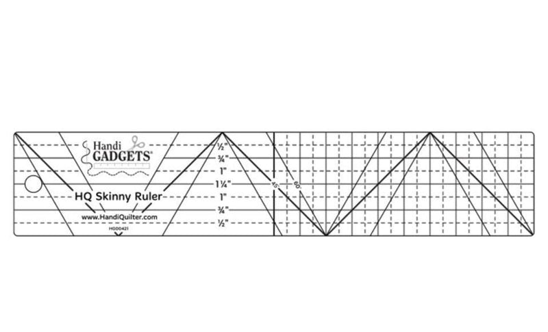 Handi Quilter quilting rulers Handi Quilter HQ Skinny Ruler 2 inch x 10 inch