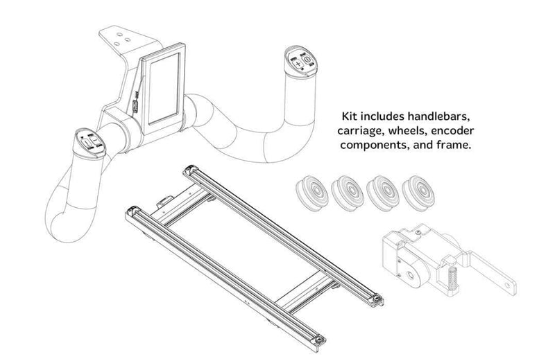 Handi Quilter Stationary to Moveable Conversion Kit for HQ Capri + 12-foot HQ Studio2 Frame