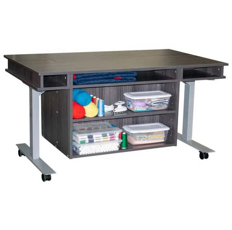 Model 8080 - Quilting cabinet with expandable work surface Sewing