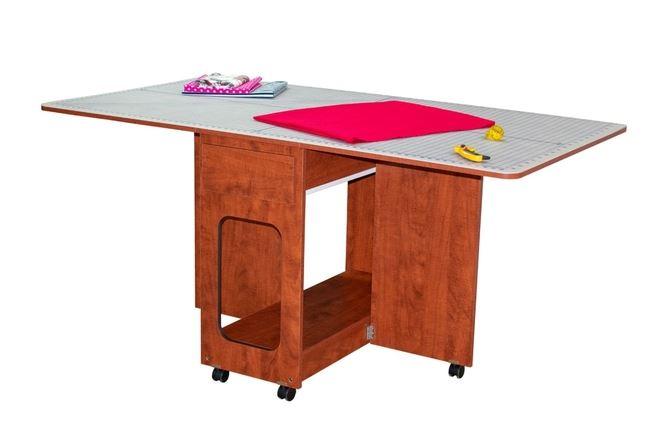 Horn Cabinets and Tables Horn 2111 Cutting Table with Drawer—Choose Finish Sunset Maple