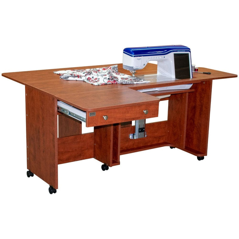 Horn Cabinets and Tables Horn 5280EL Elite "Whisper Quiet" Electric Lift Sewing Cabinet + FREE SHIPPING Sunset Maple
