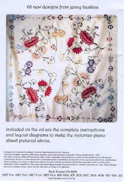 Jenny Haskins Software Jenny Haskins Victorian Piano Shawl Multi-Formatted CD