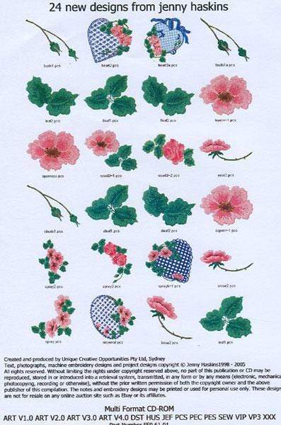 Jenny Haskins Software Jenny Haskins Victorian Roses Multi-Formatted CD