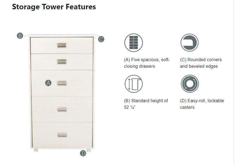 Koala Cabinets and Tables Koala Studios "Storage Tower" Cabinet