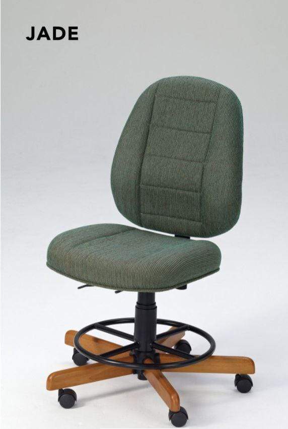 Koala Sewing Chairs Koala Sewcomfort Chair Jade / Asian Gold Teak