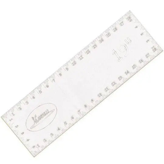 Martelli Slotted Ruler Martelli SR-19-06 No Slip Ruler L19