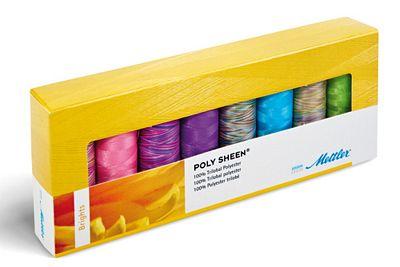 Mettler Accessories Mettler PS811 Polysheen Brights Gift Pack 8 spools