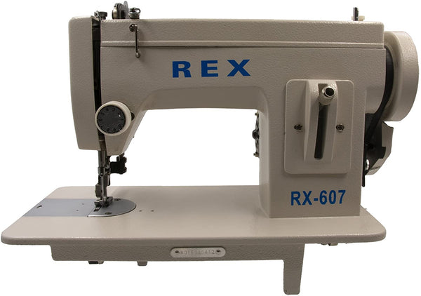 Rex Sewing Machines Rex RX607 All Metal Portable Walking Foot Straight Stitch Sewing Machine with Reverse