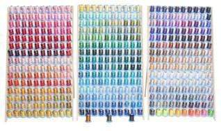 Robison-Anton Embroidery Thread Robison-Anton Mini-King Spools Display - Super Strength Rayon 448