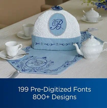 Sewingmachineoutlet BES Blue Embriodery & Lettering Software