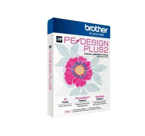 Sewingmachineoutlet Brother PE-Design Plus 2- (Upgraded Version V1.01 )Basic Digitizing and Photo Stitch Embroidery Software