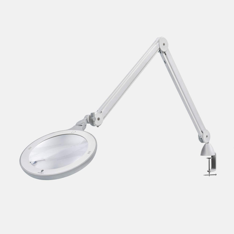 Daylight Magnificent Floor Table LED Magnifying Lamp White