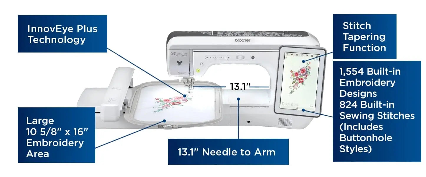 Brother Luminaire XP3 Sewing, Quilting & Embroidery Machine