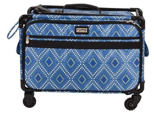 Tutto Serger Tote on Wheels (Turquoise, 17)