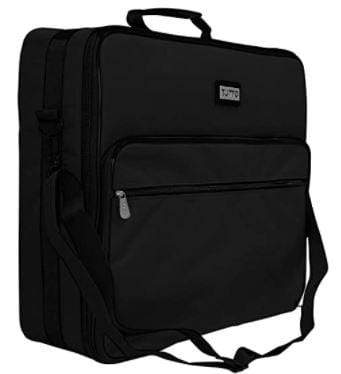 Tutto Totes and Bags Tutto Embroidery Module Bag-19-inch x 17-inch x 6-inch Pink, Other, Multicoloured Black
