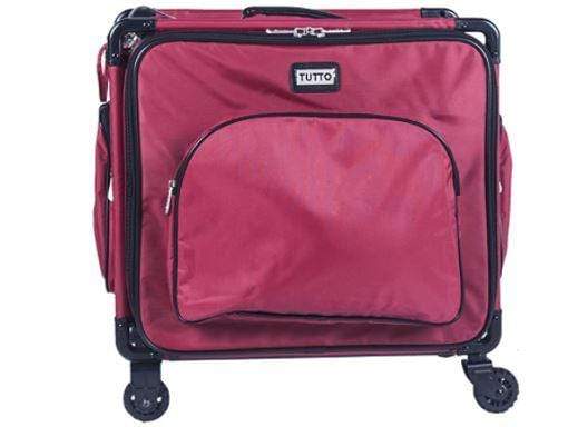 Tutto Totes and Bags Tutto 17" Serger Tote on Wheels Cherry Red