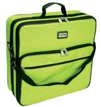 Tutto Totes and Bags Tutto Embroidery Module Bag-19-inch x 17-inch x 6-inch Pink, Other, Multicoloured Lime