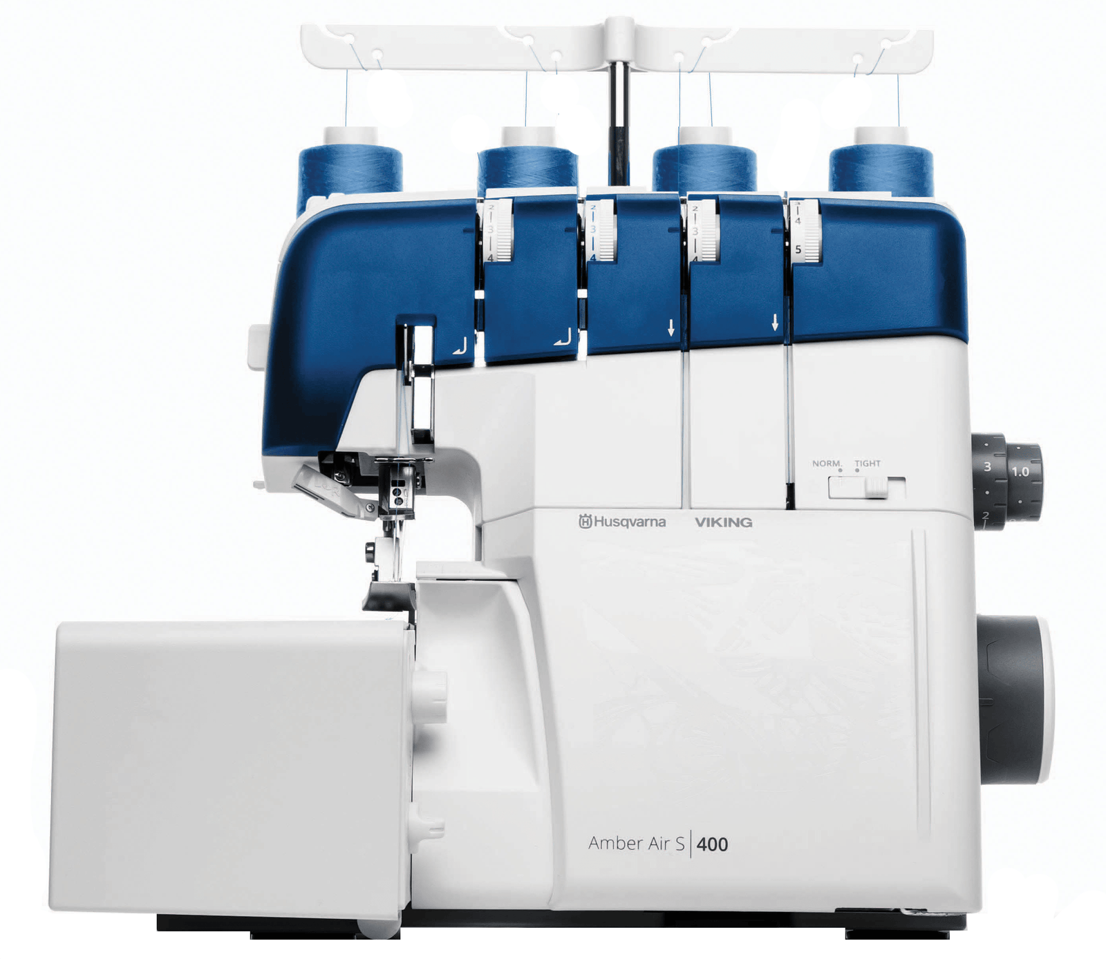 Husqvarna Viking Amber Air S400 The Air Threading Serger Solution